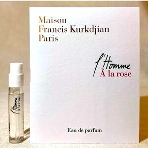 Maison Francis Kurkdjian L'Homme A la Rose Eau de Parfum for Men, 2 ml Spray